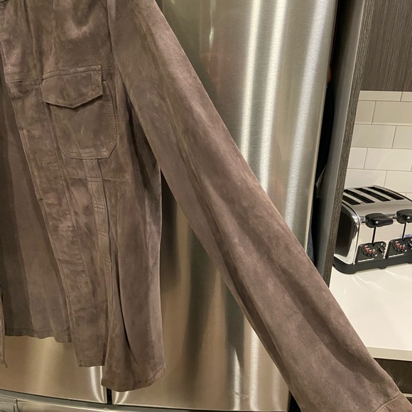 AllSaints Men’s Suede Jacket - Picture 4 of 8